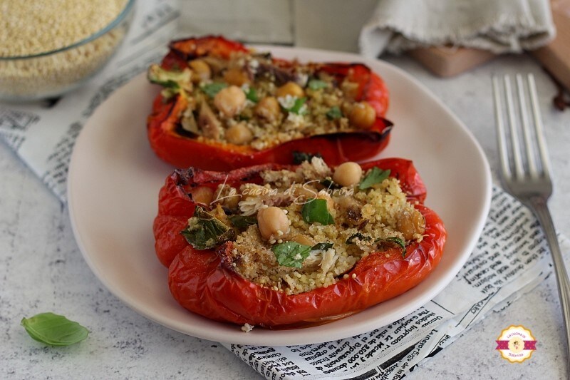 Light Stuffed Peppers in Air Fryer