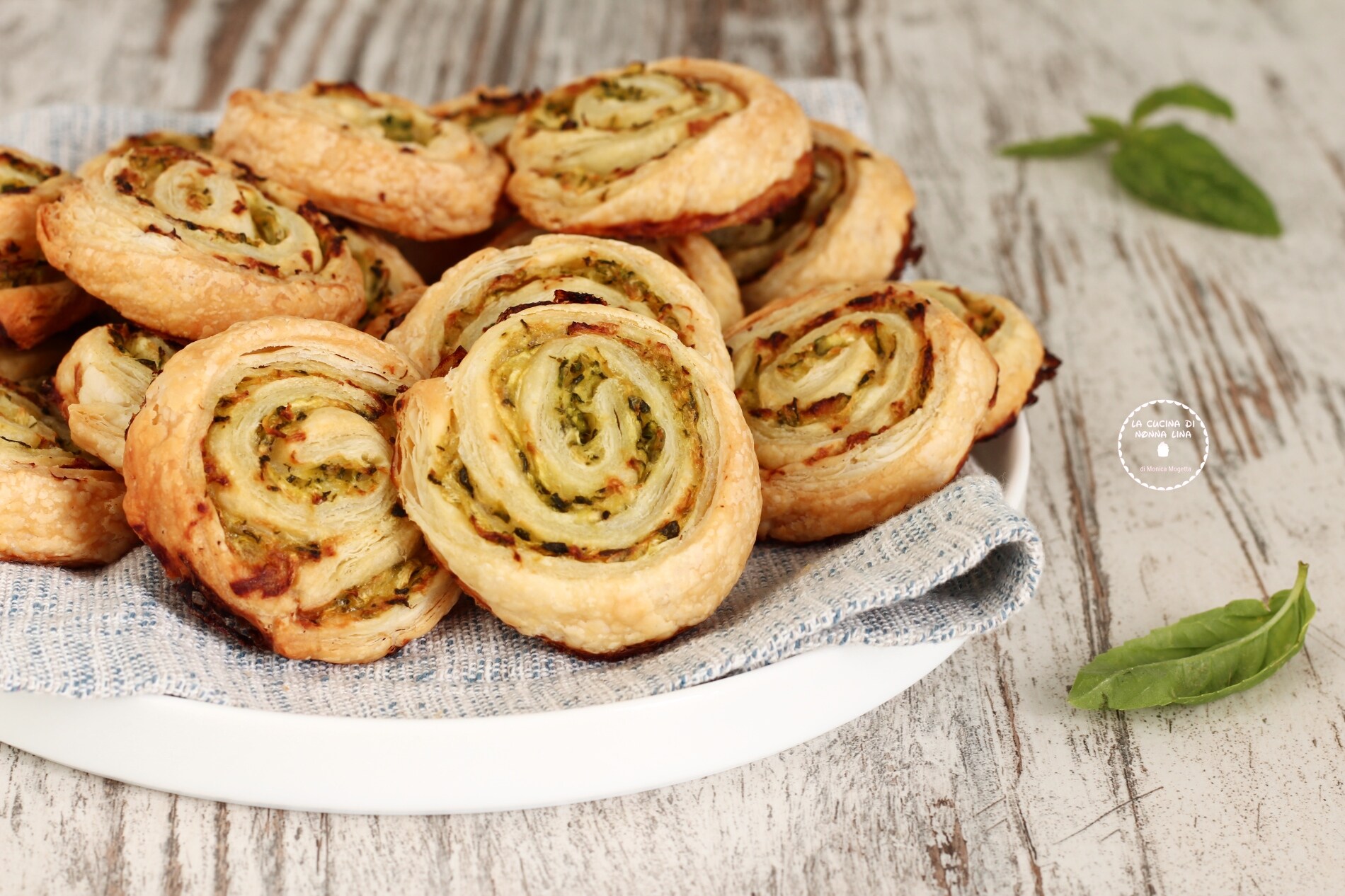 Puff Pastry and Zucchini Swirls
