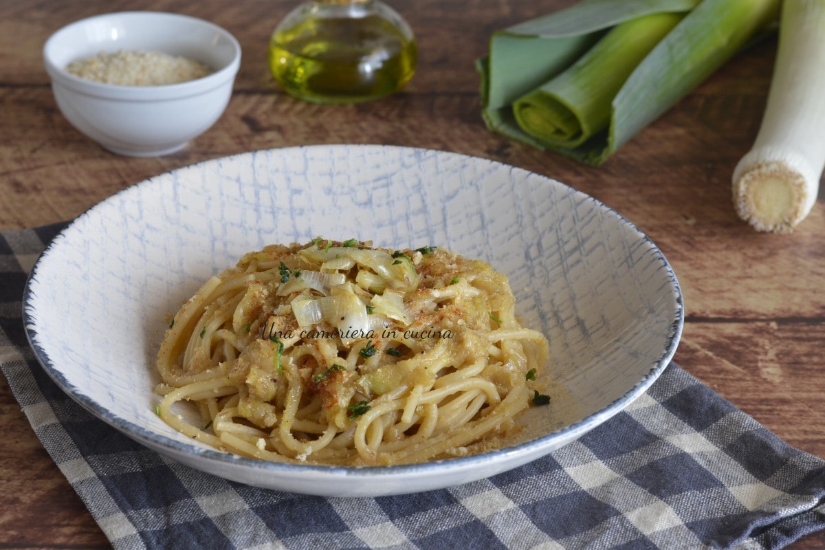 Pasta with Leek Cream
