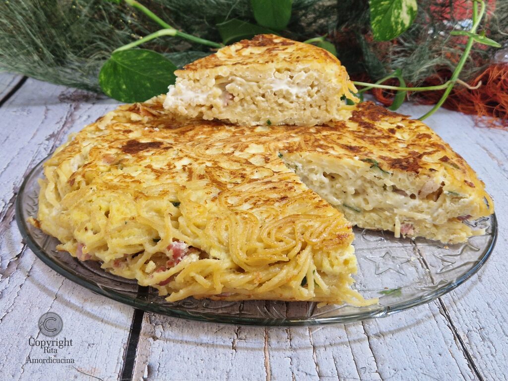 Stuffed Pasta Frittata