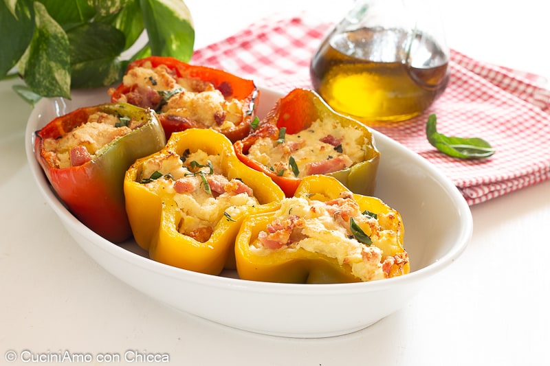 Potato Stuffed Peppers