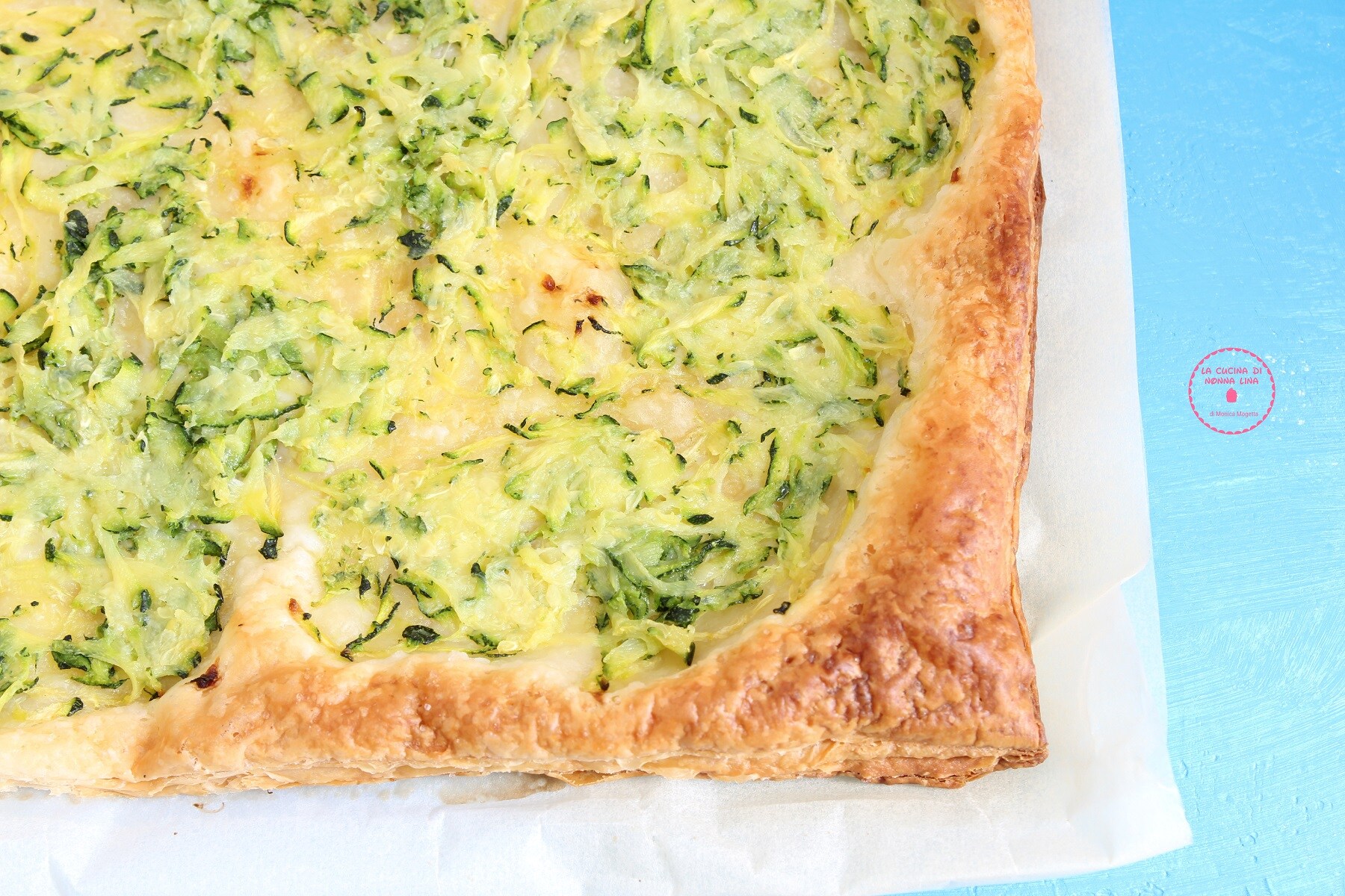 Puff Pastry Pizza with Zucchini