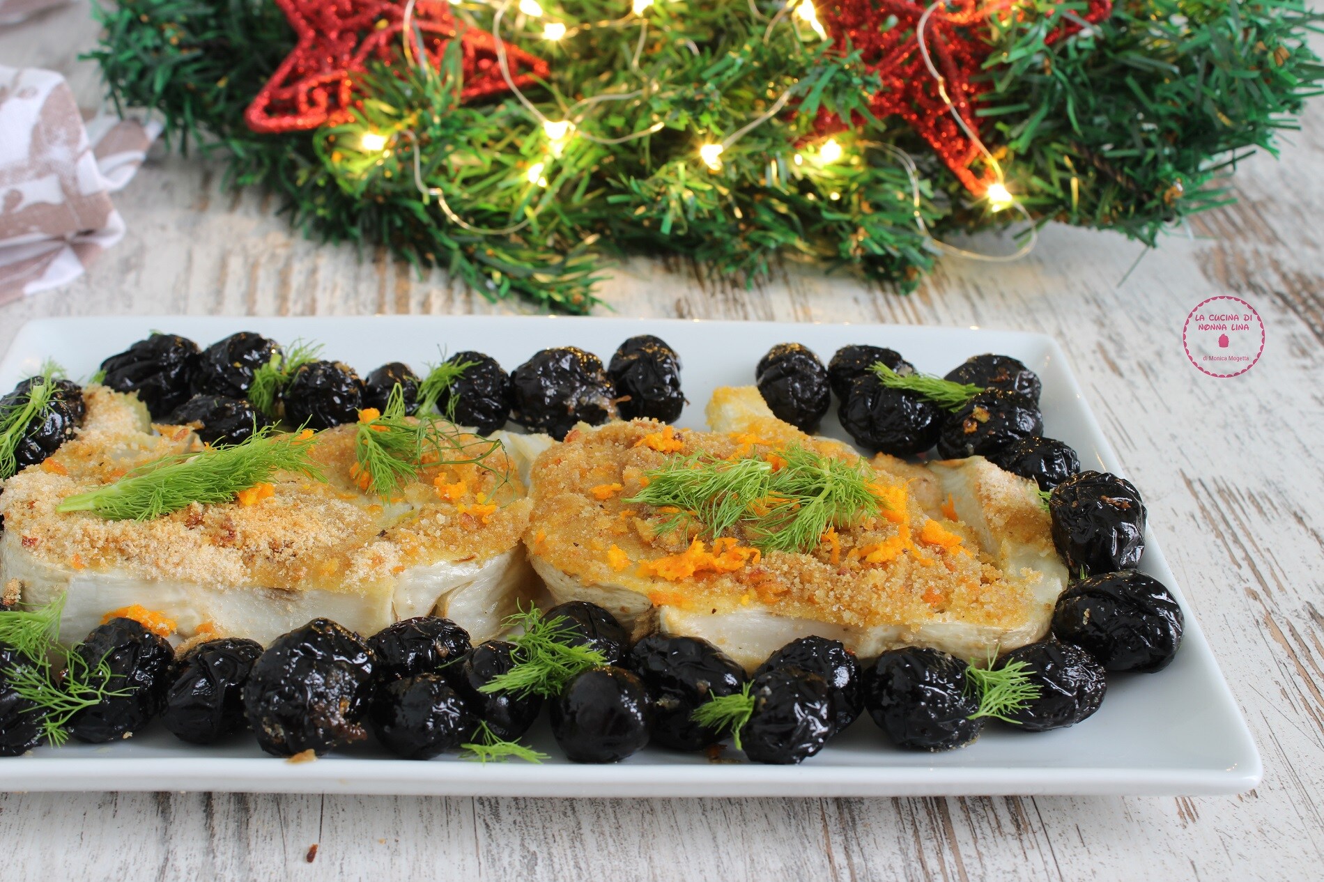 Gratinated Fennel with Orange and Olives