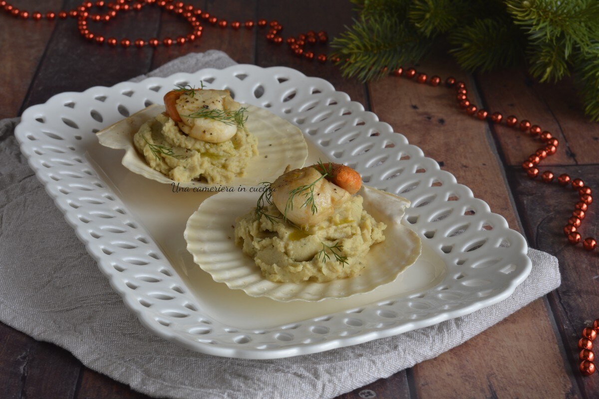 Scallops with Chickpea and Fennel Cream