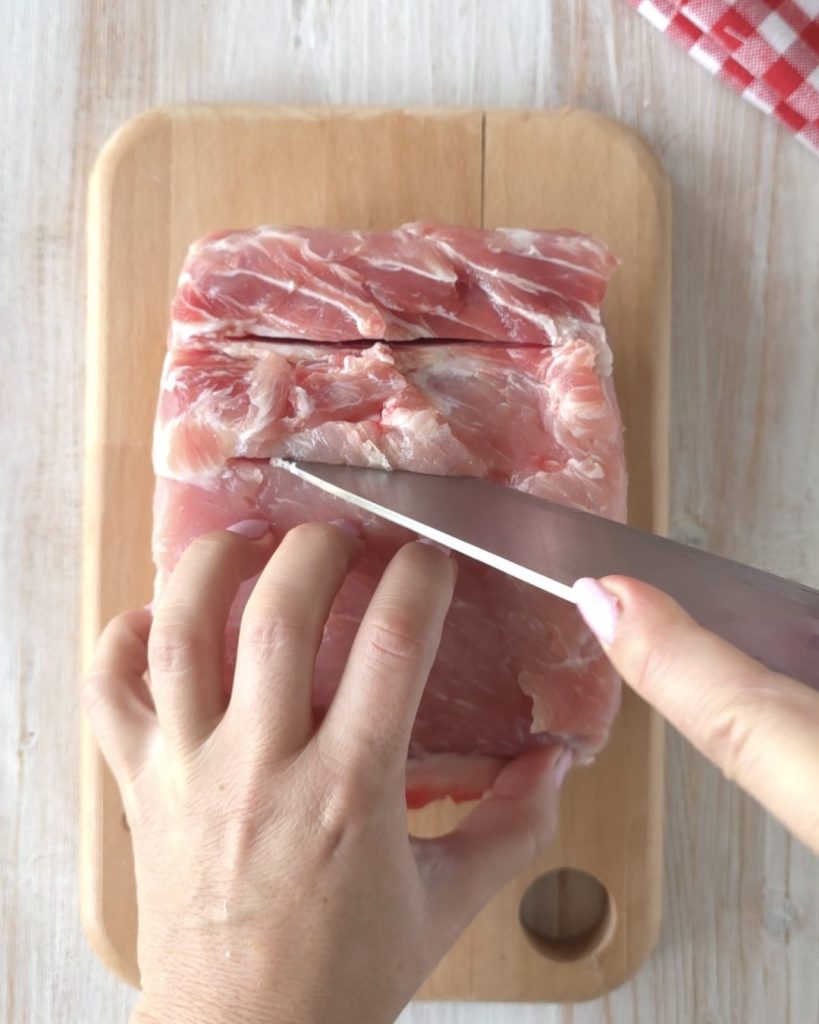 cut the loin