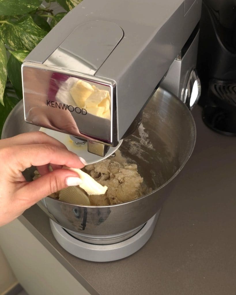 add the butter