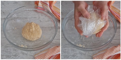 Dough for Sicilian ricotta cassatelle, preparation