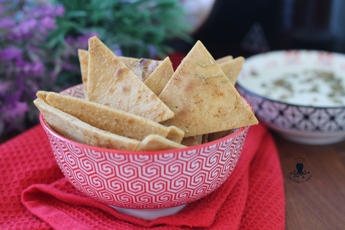 Spiced Flatbread Chips in Air Fryer