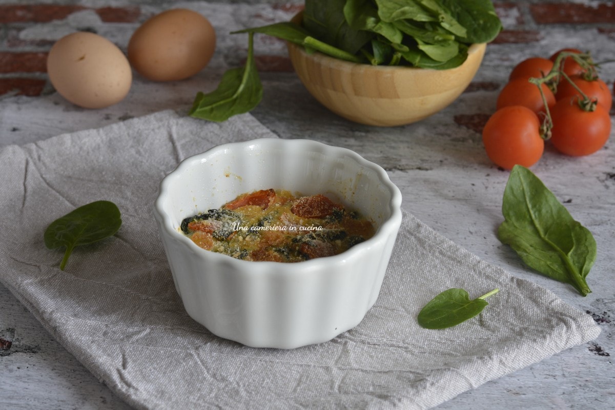 Spinach, Mozzarella, and Cherry Tomato Tart