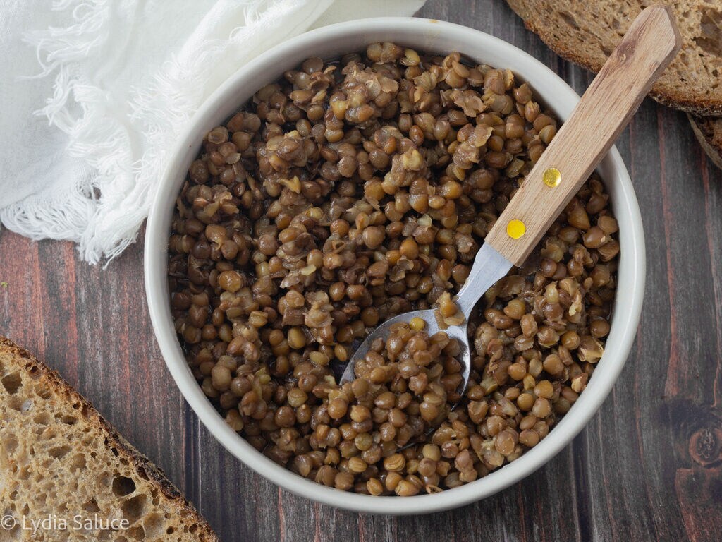 Stewed Lentils in Instapot