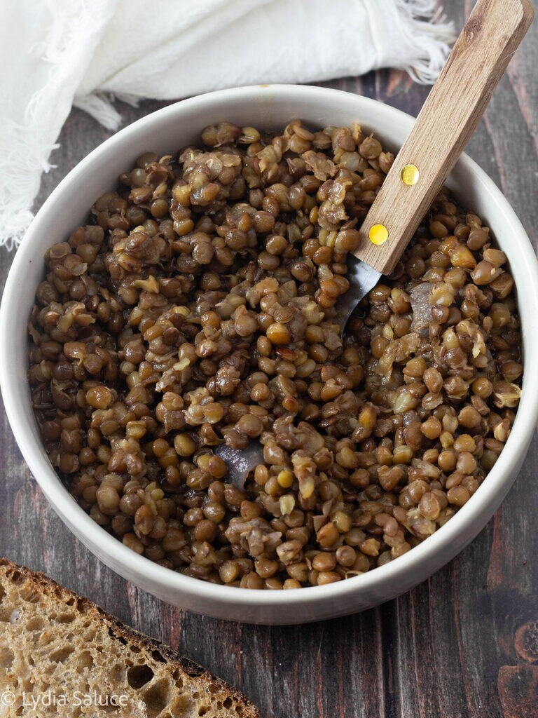 Stewed Lentils in Instapot