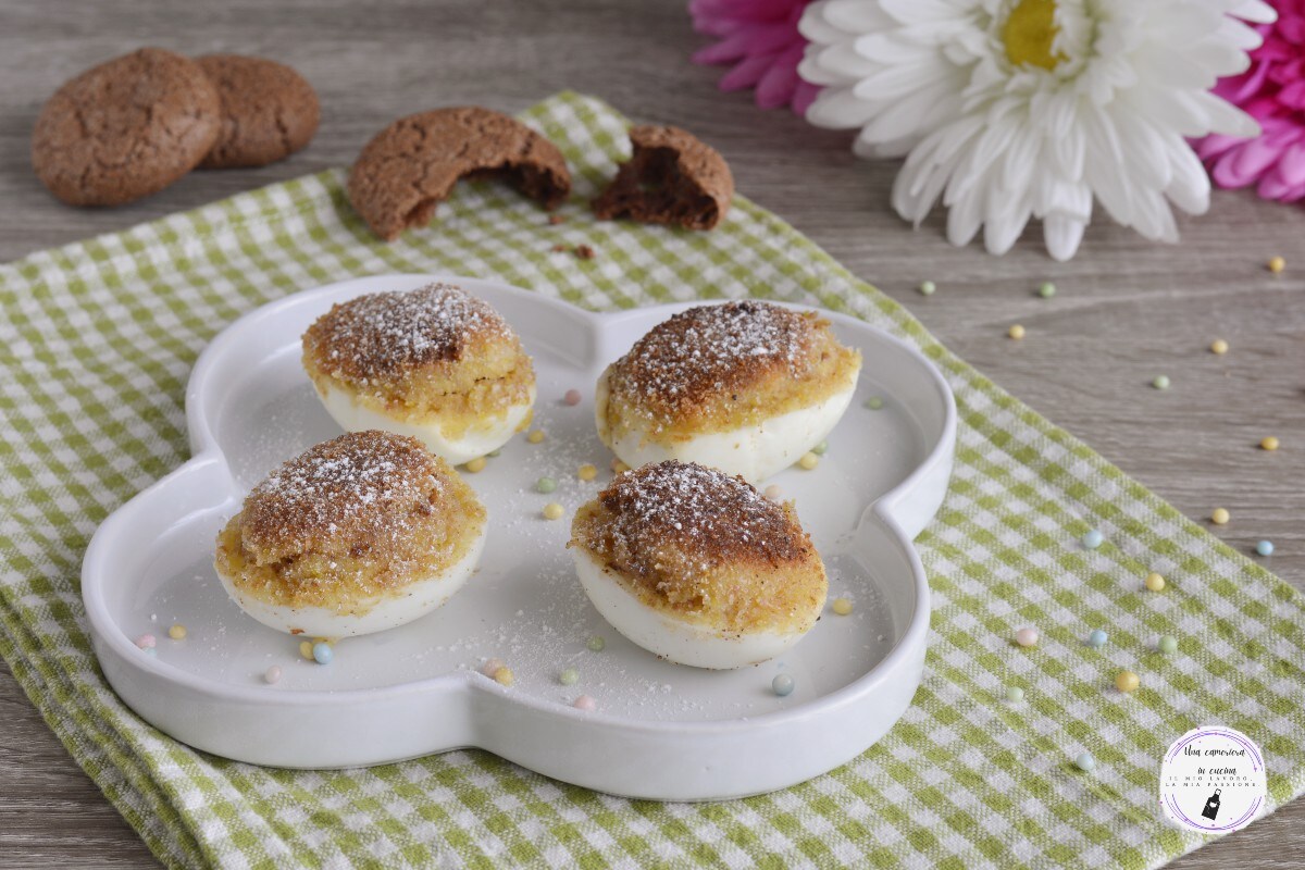 Stuffed Eggs with Amaretti and Mascarpone