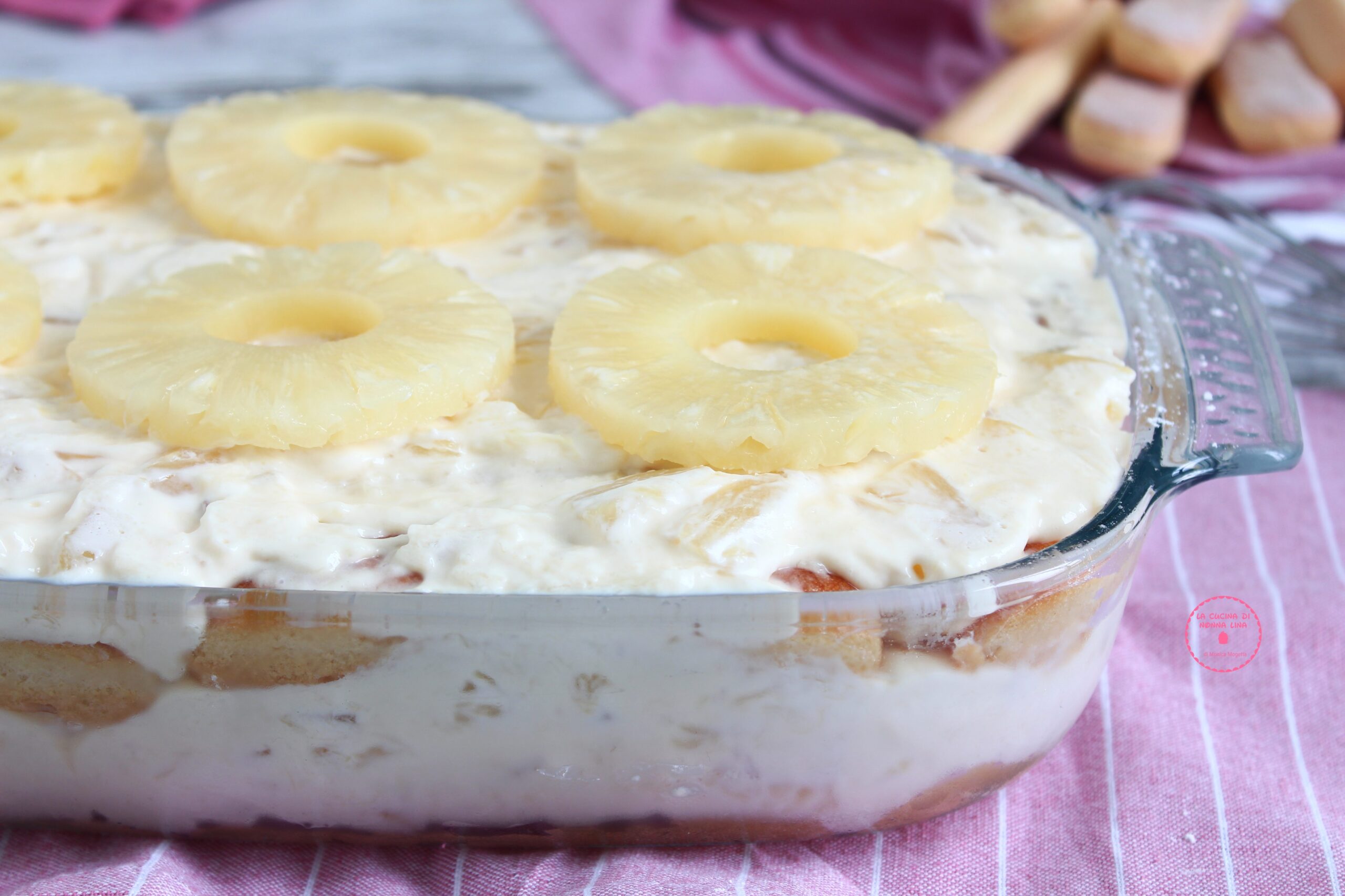 Pineapple Tiramisu Without Eggs