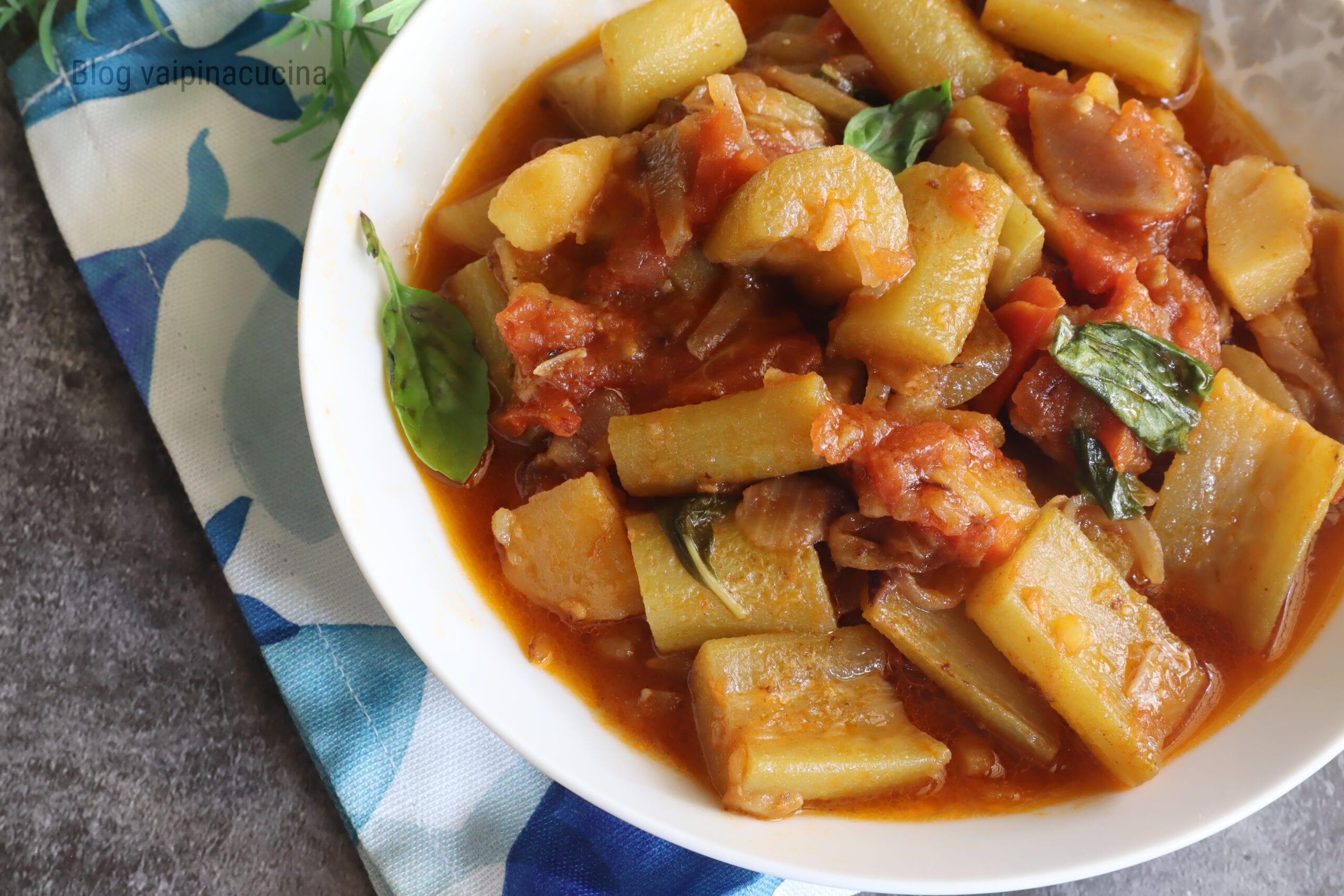 Sicilian Long Zucchini Stew