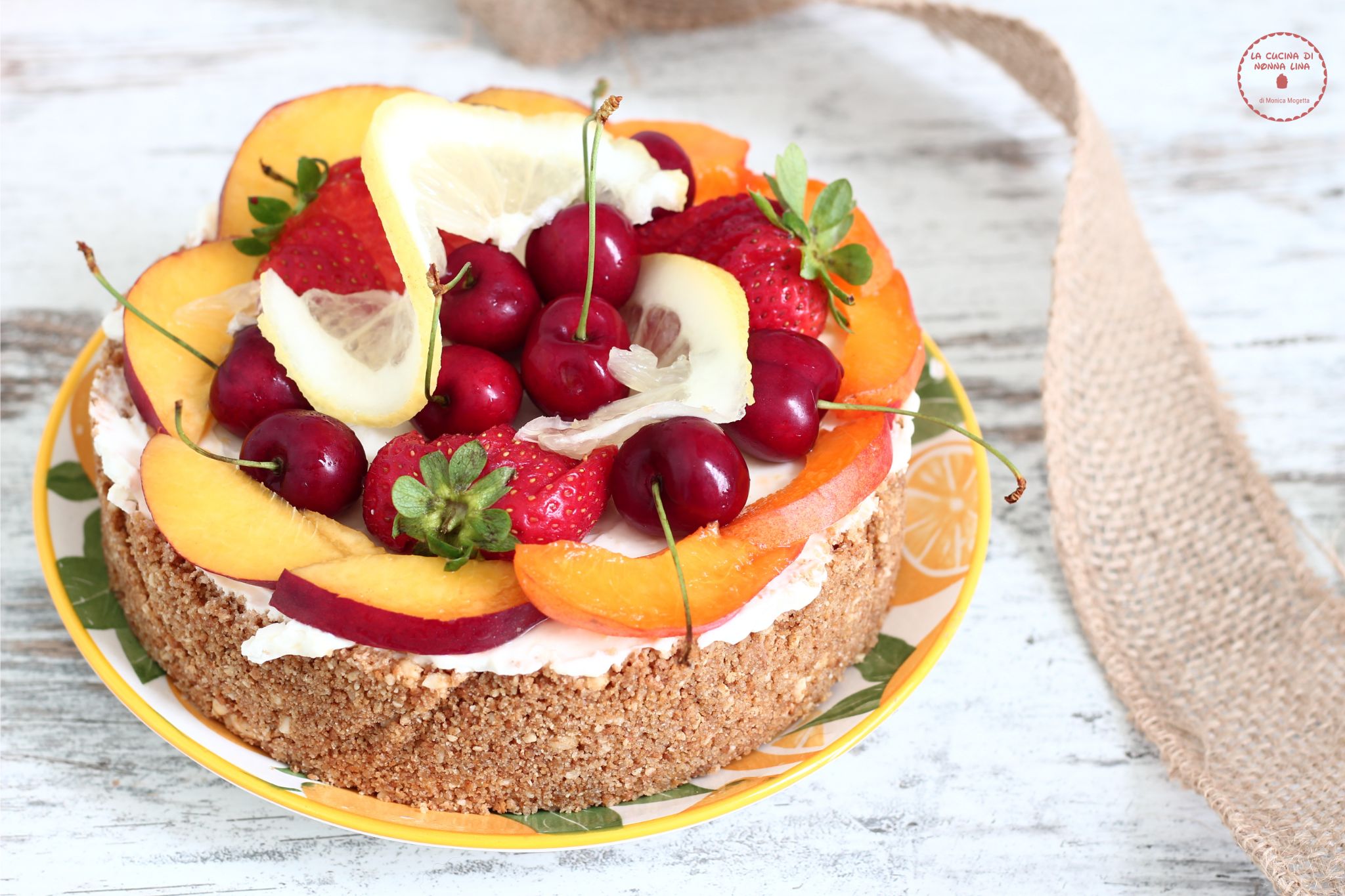 Sugar-free Fruit Cheesecake