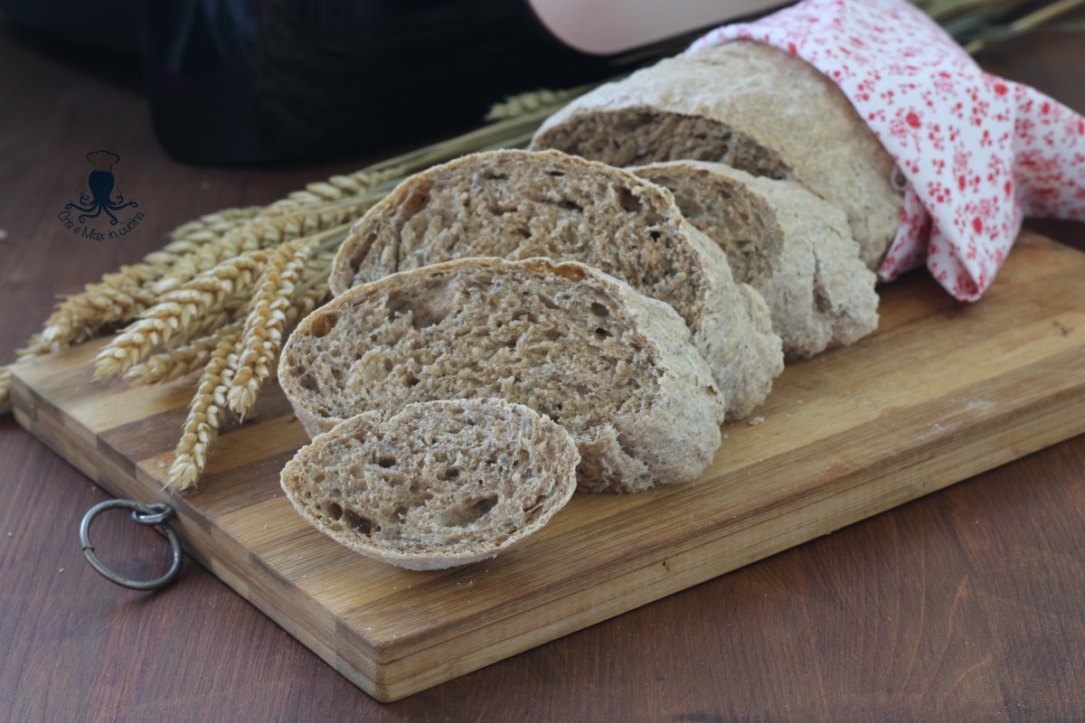 Whole Wheat Bread with Chia Seeds in Air Fryer
