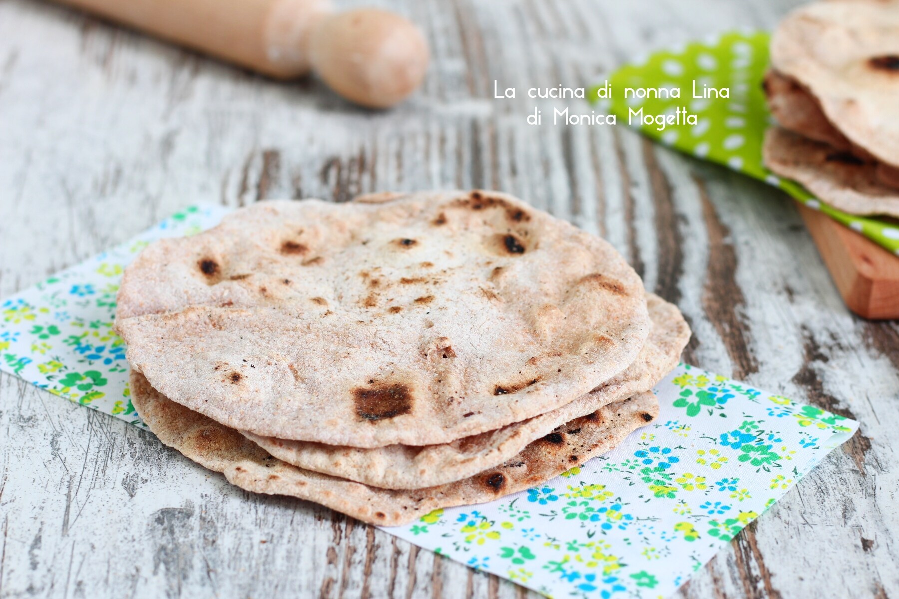 Whole Wheat Mini Flatbreads without Fat