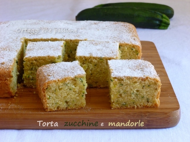 Zucchini and almond cake Ortaggi che passione by Sara