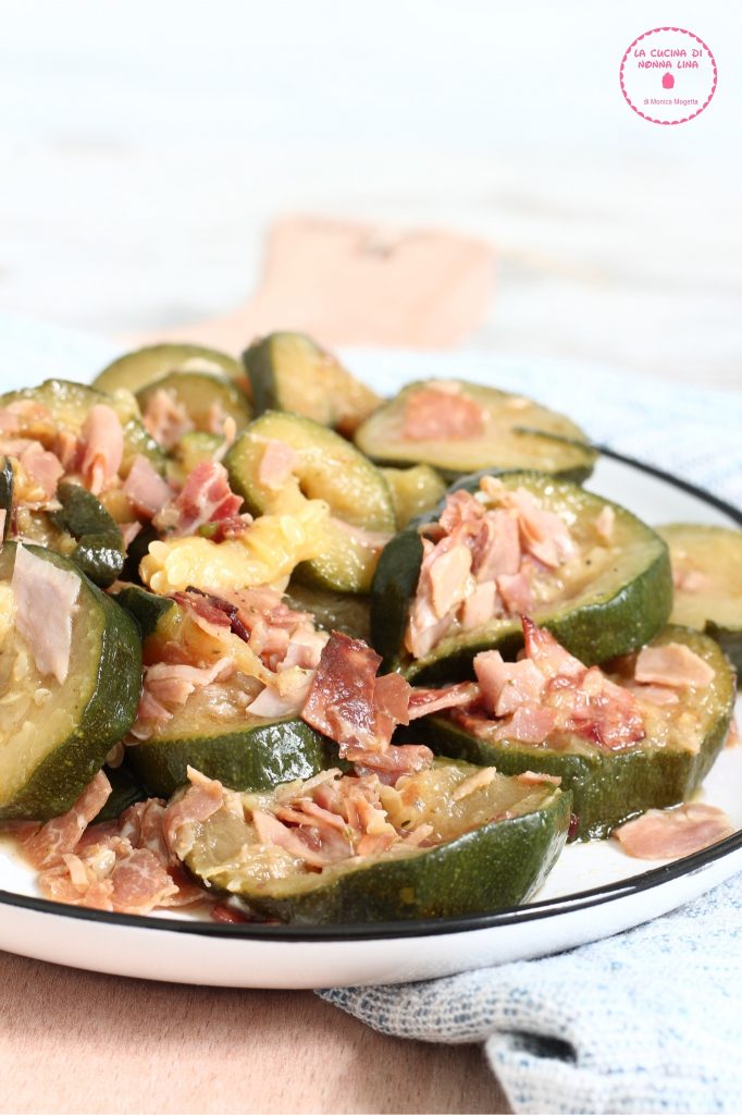 Zucchini with Ham