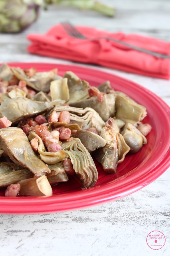 Artichokes with Bacon