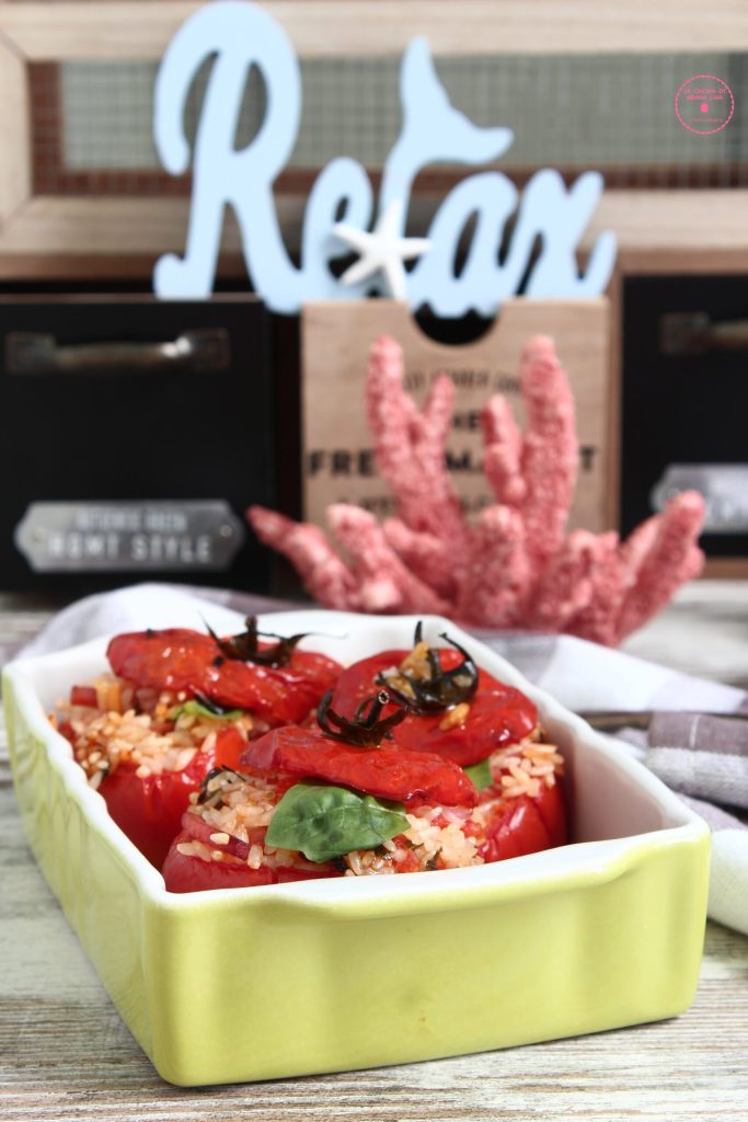 Baked Rice-Stuffed Tomatoes
