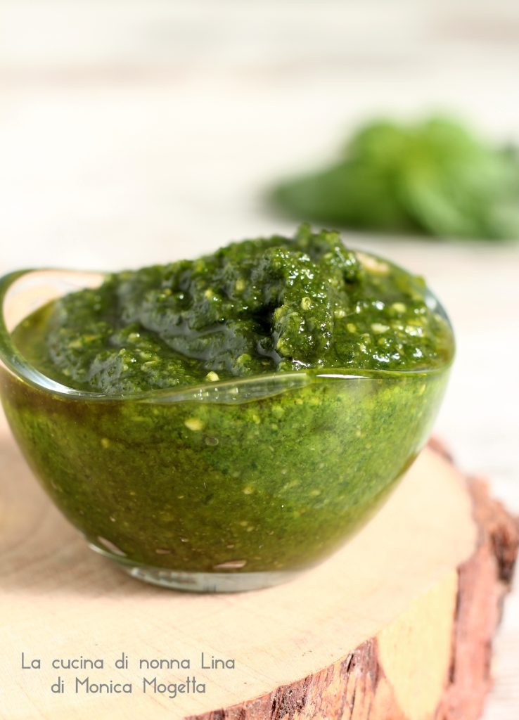 Basil Pesto without Garlic and Cheese