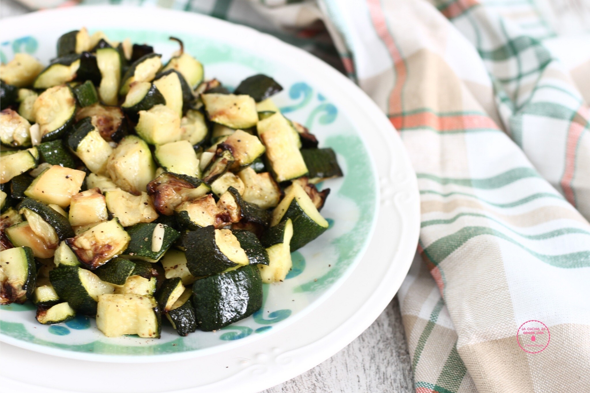 Air Fryer Garlic Zucchini