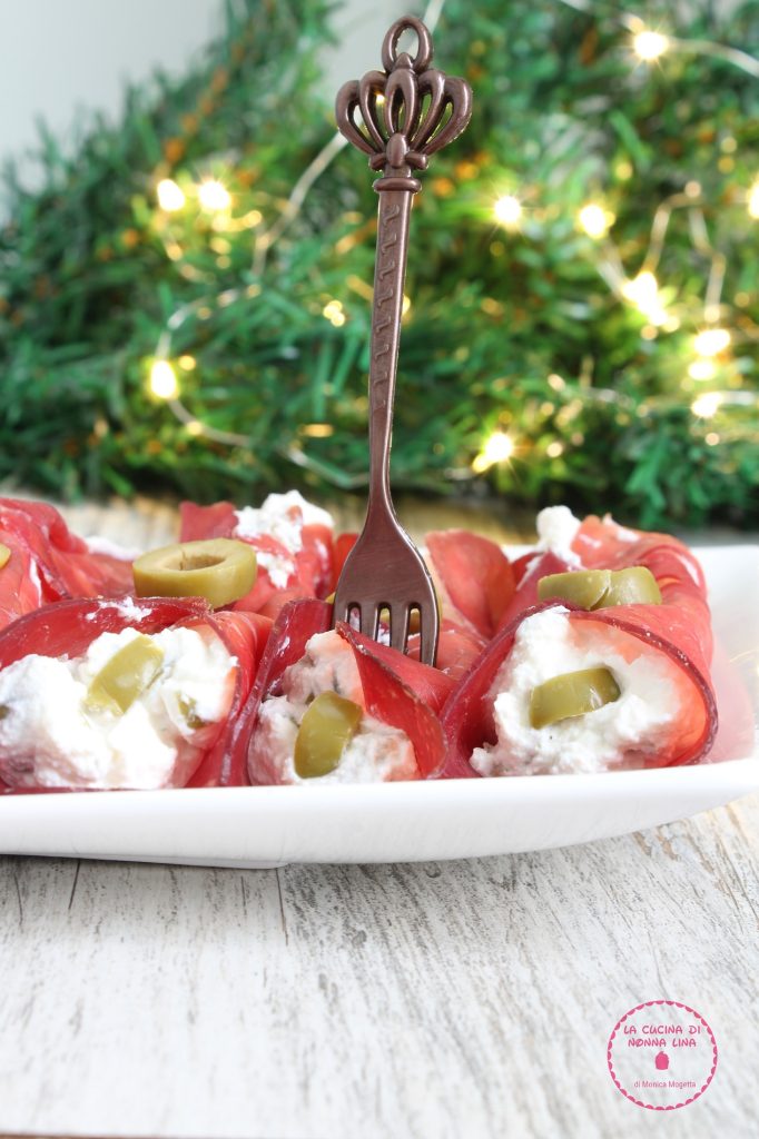 Bresaola and Ricotta Rolls