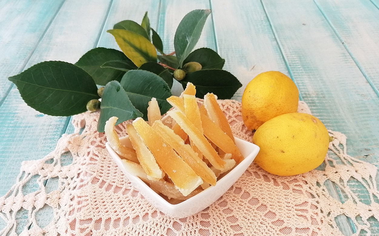 CANDIED LEMON PEELS