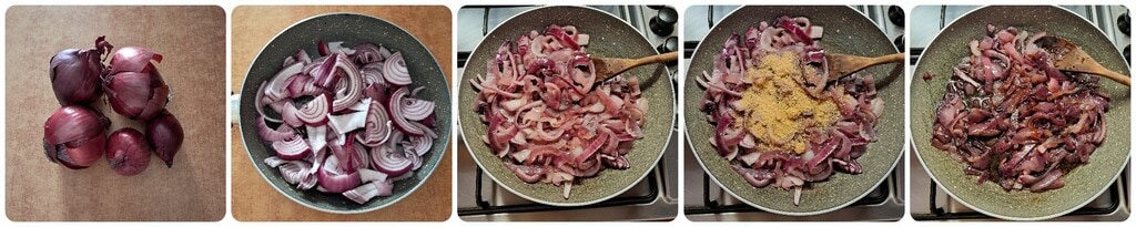 Caramelized Red Onions