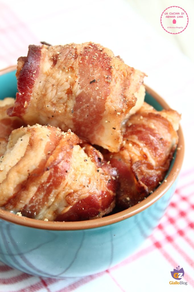 Chicken Bites with Bacon | Grandma Lina's Kitchen