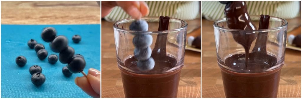 Chocolate-Covered Blueberries