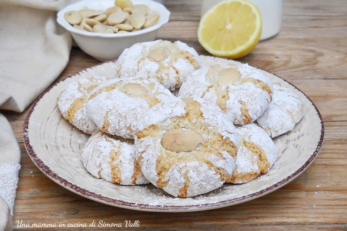 Soft Lemon and Almond Amaretti