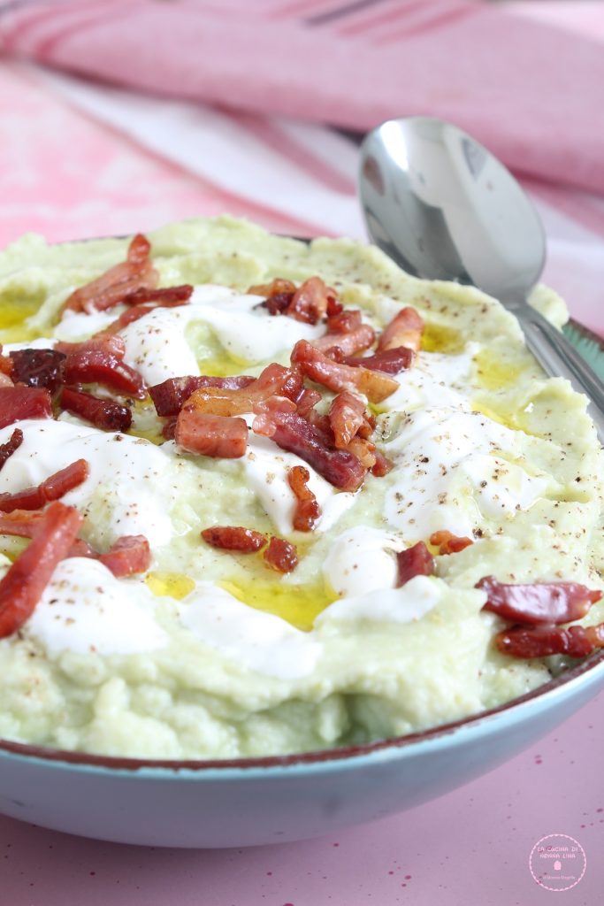 Cream of Broccoli Soup with Speck