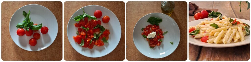 Creamy Pasta with Cherry Tomatoes