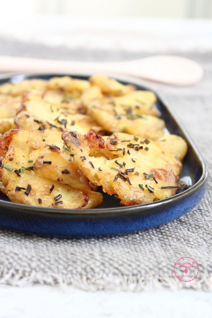 Crispy Smashed New Potatoes