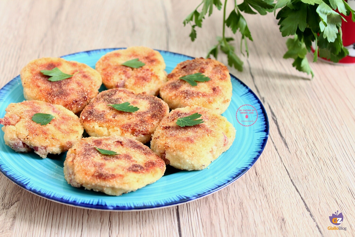 Oven-Baked Potato and Bacon Fritters