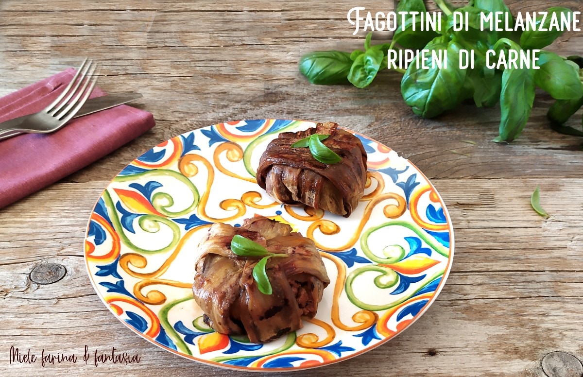 Eggplant Bundles Stuffed with Meat