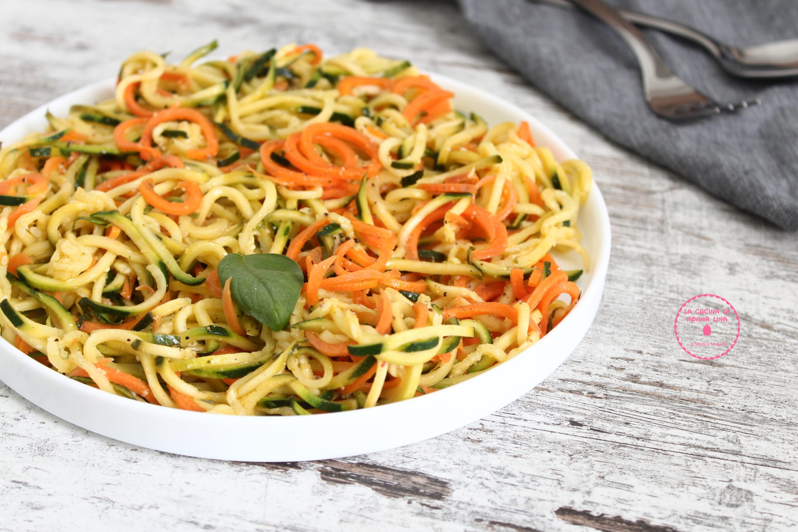 Zucchini and Carrot Spaghetti