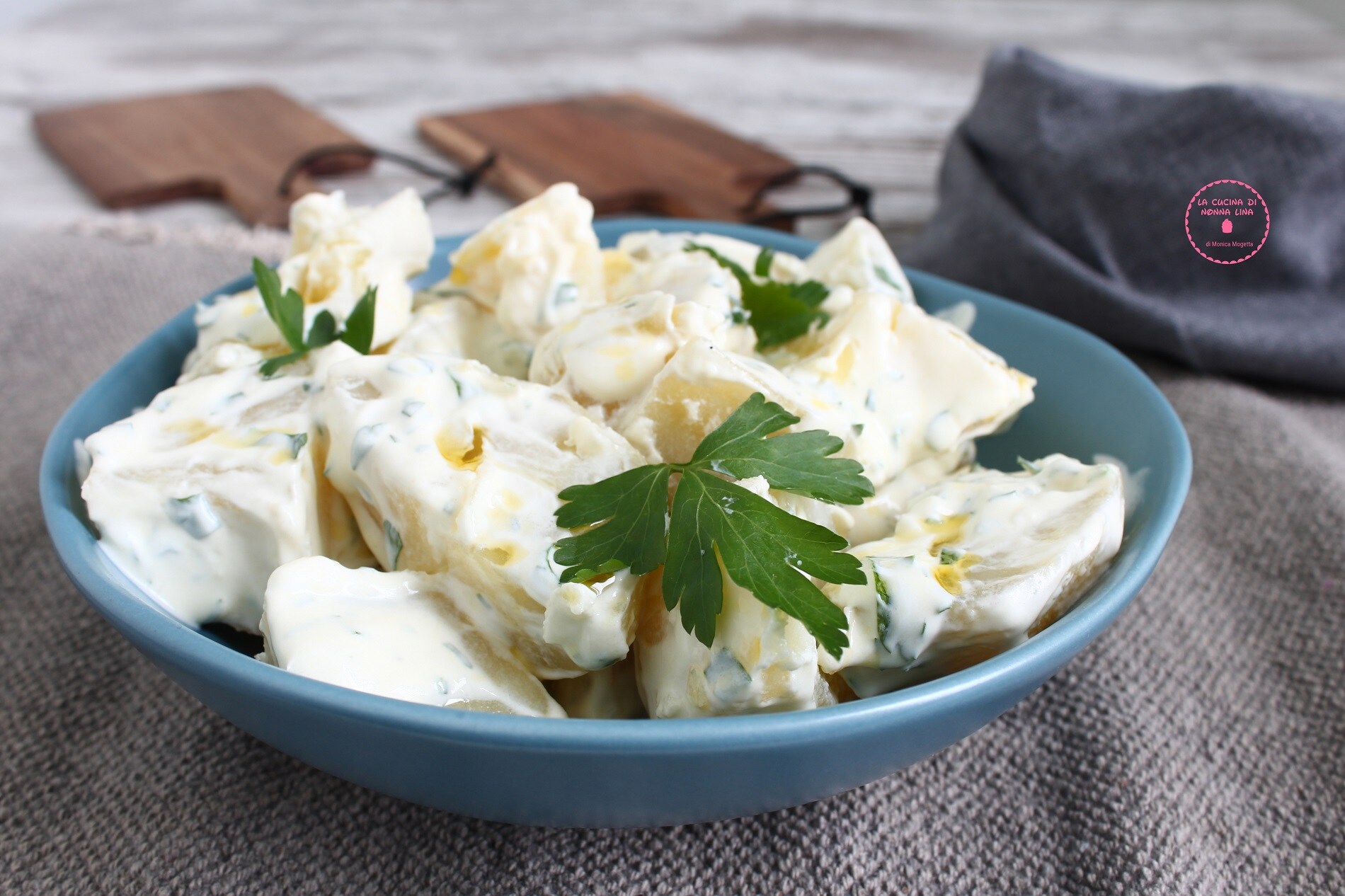 Parsley Potatoes without Garlic, Super Creamy!