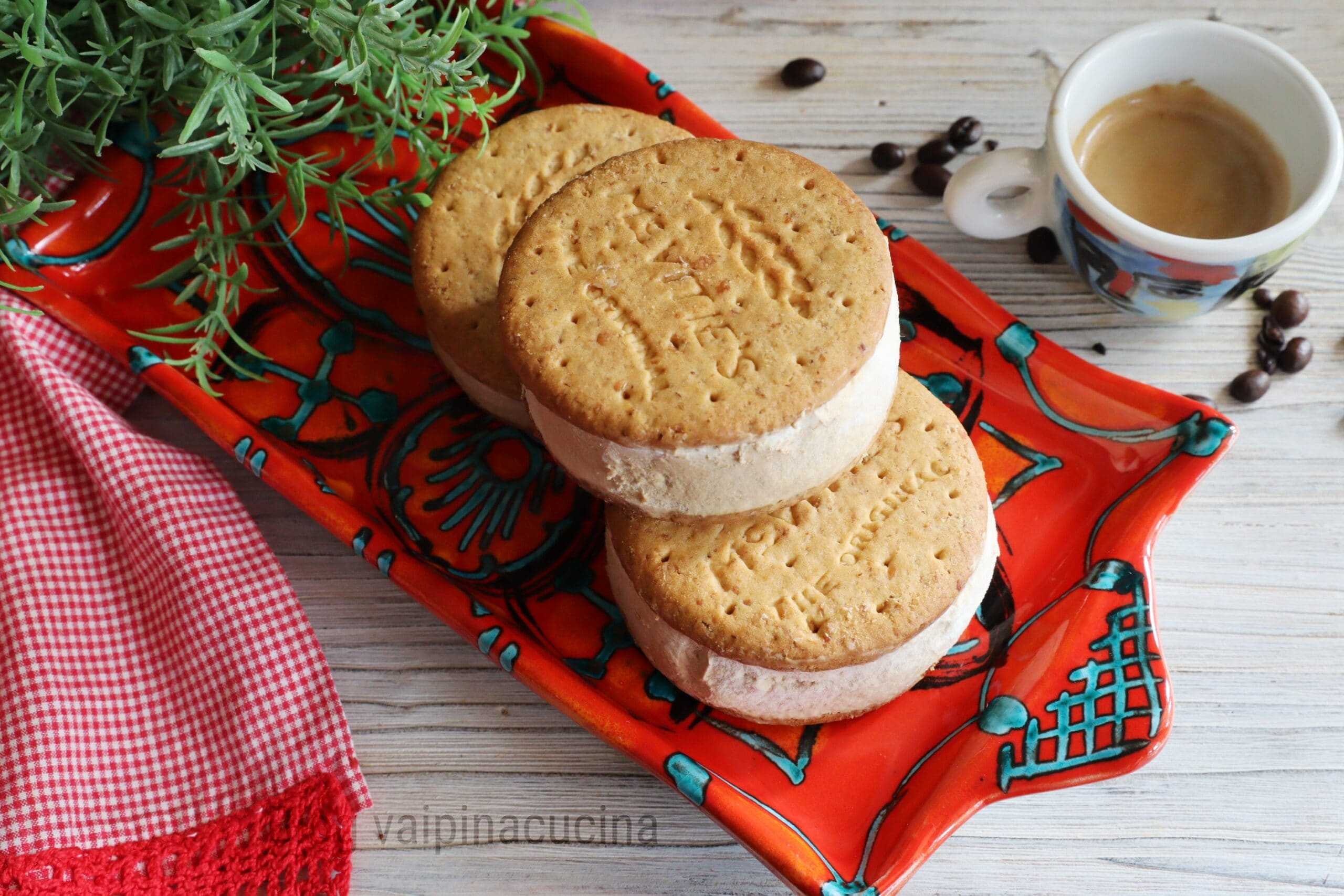 Coffee Ice Cream Sandwich