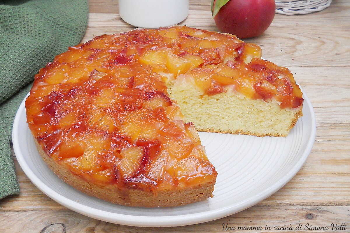 Grandma’s Peach Cake, Soft and Quick