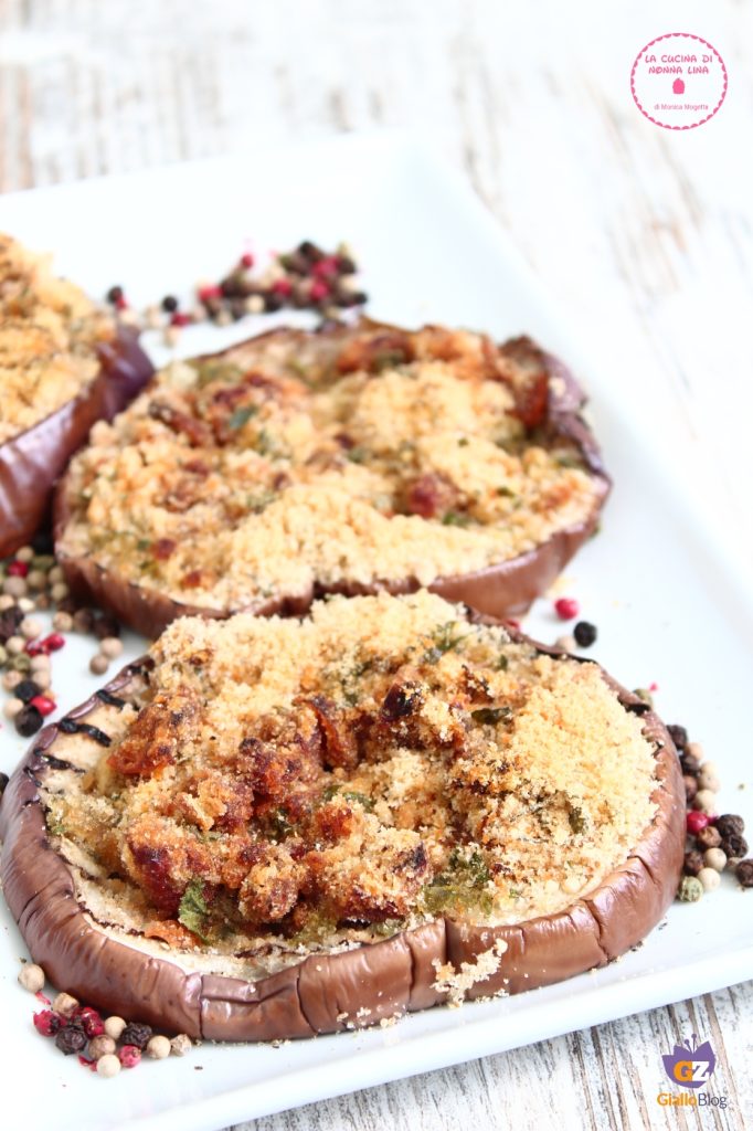 Gratin Eggplant Pizzettes | La cucina di nonna Lina