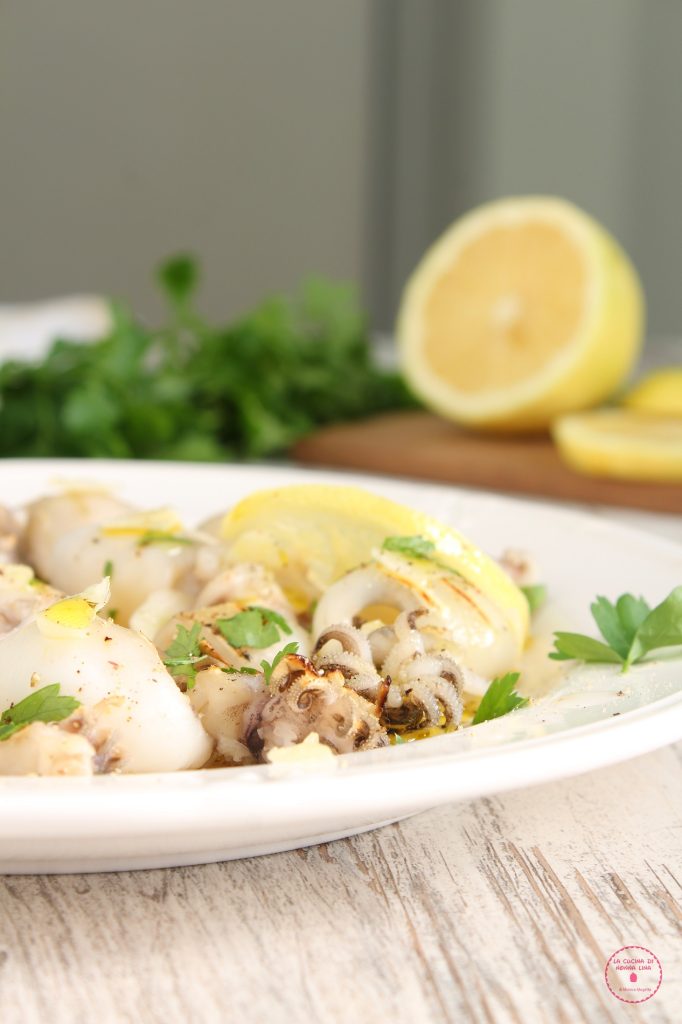Grilled Cuttlefish with Lemon