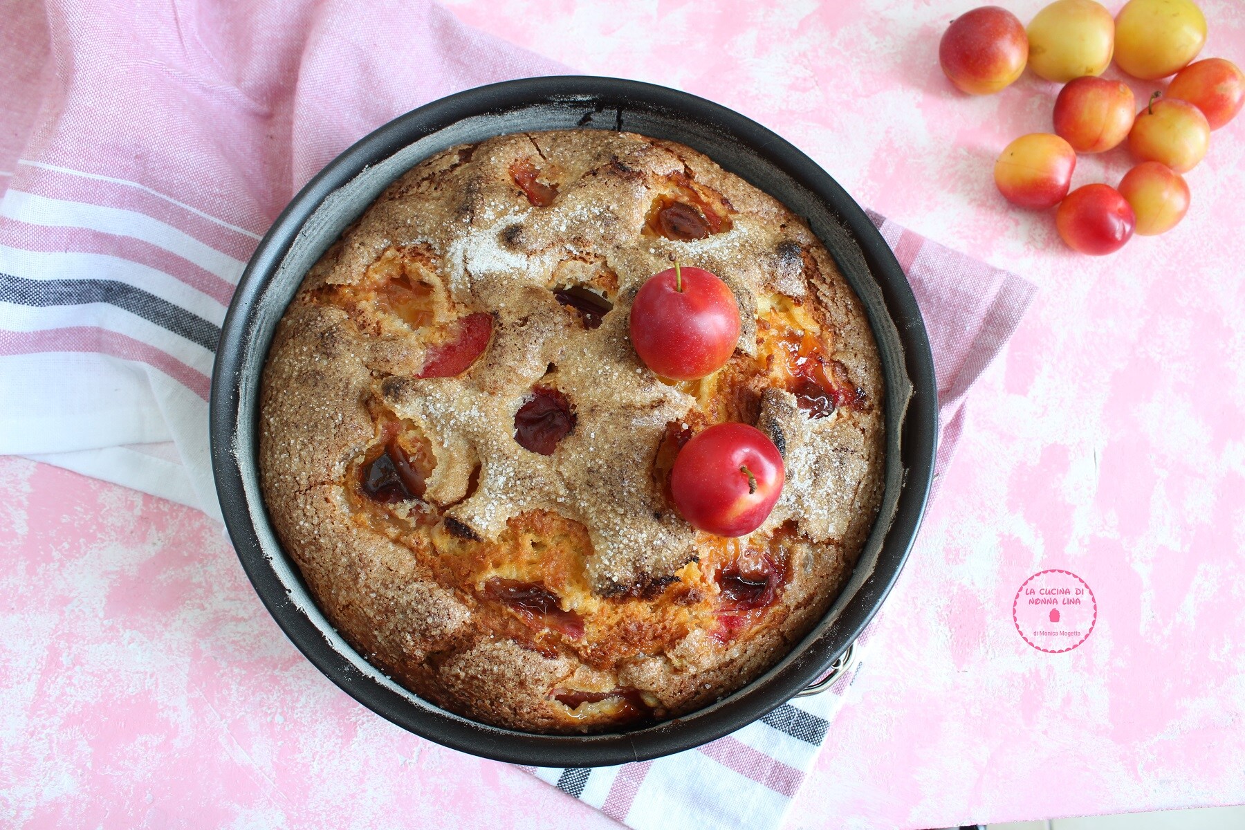 Fresh Plum and Yogurt Cake