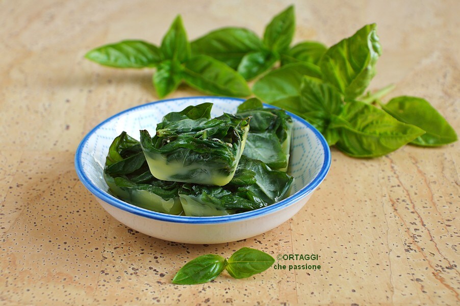 how to store basil in freezer - freeze VEGETABLES passion by Sara Grissino