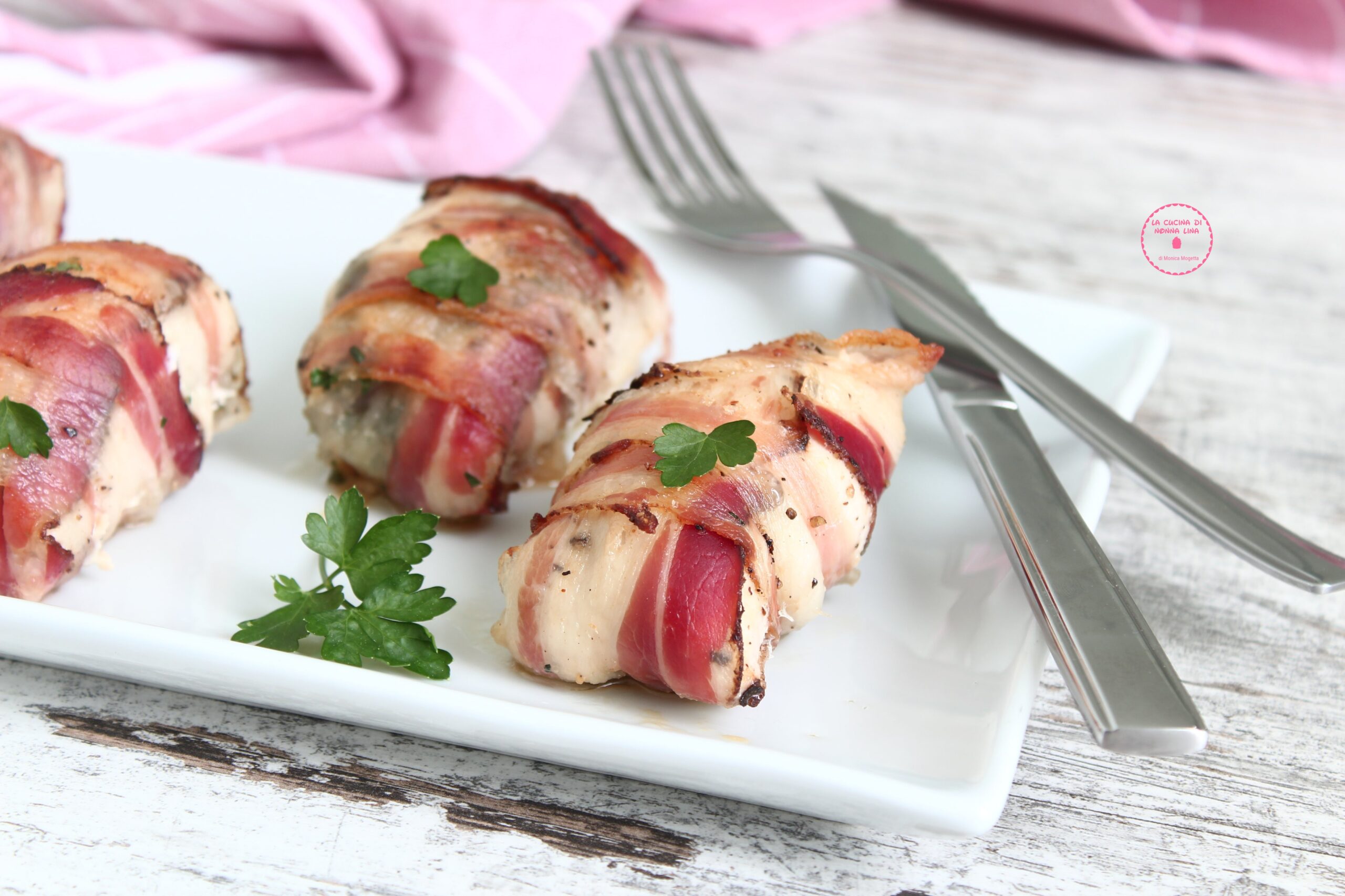 Wrapped Chicken Rolls, Soft and Juicy!