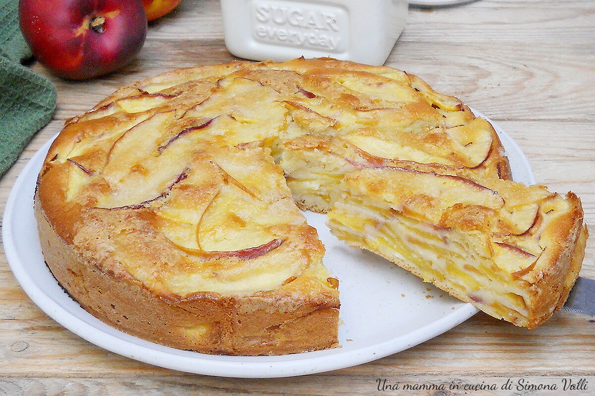 Invisible Peach Cake