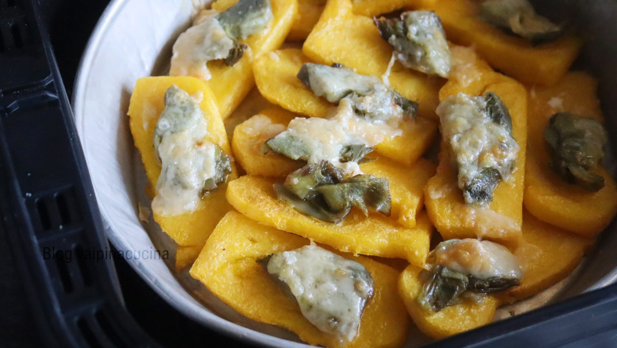 Polenta and Artichoke Crostini