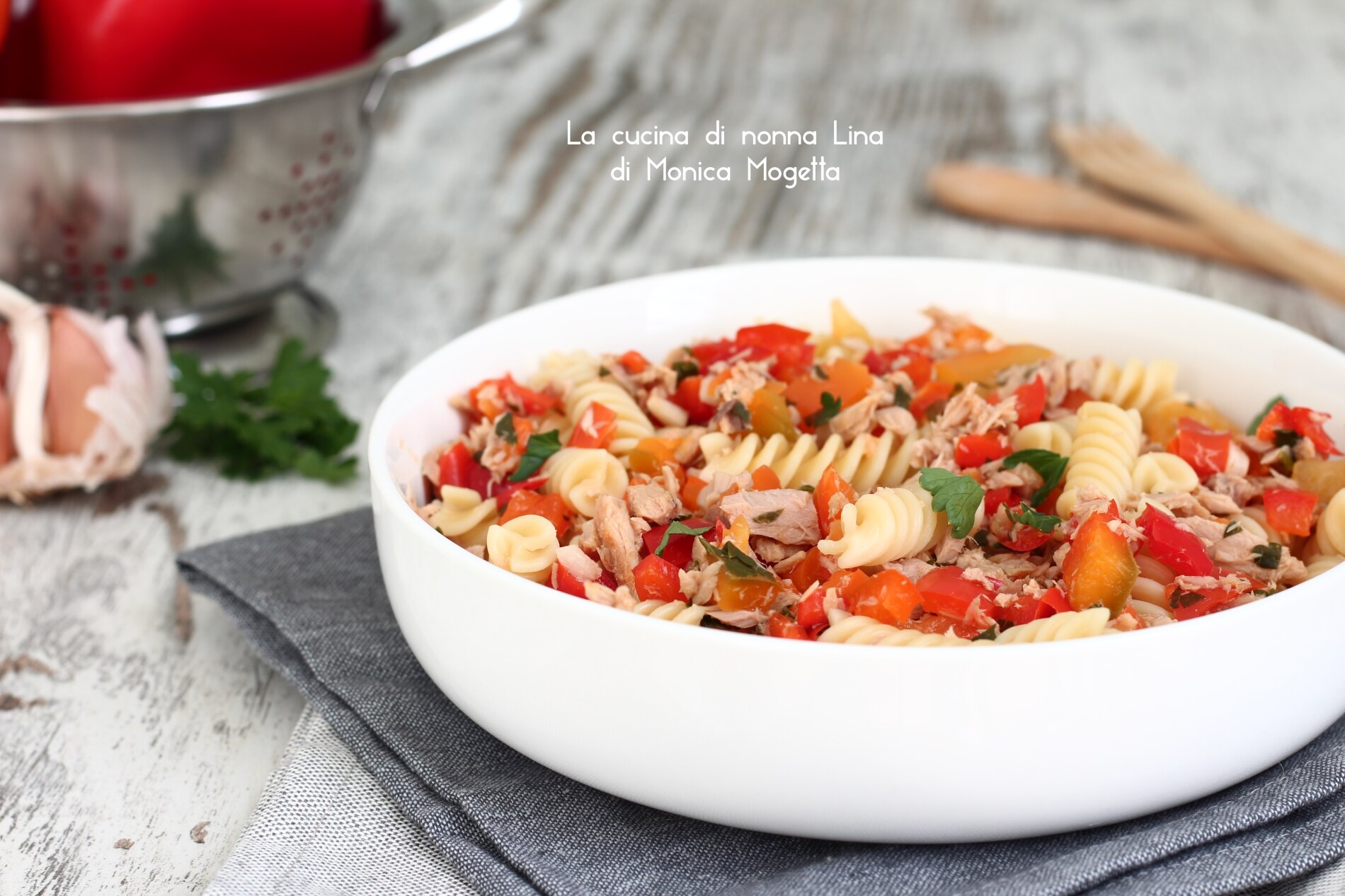 Light Tuna and Bell Pepper Pasta